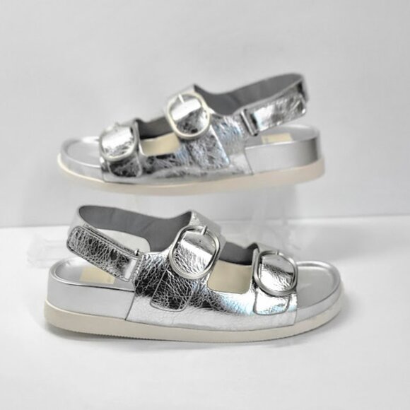 DOLCE VITA silver starla sandal Sz 9 NEW - Picture 3 of 8